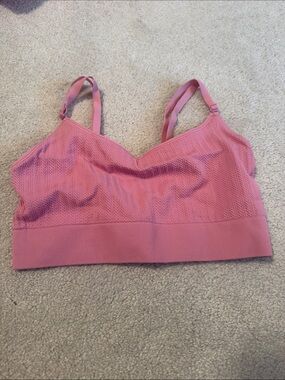 PINK Victoria's Secret Dusty Pink Seamless Bralette with Adjustable Straps